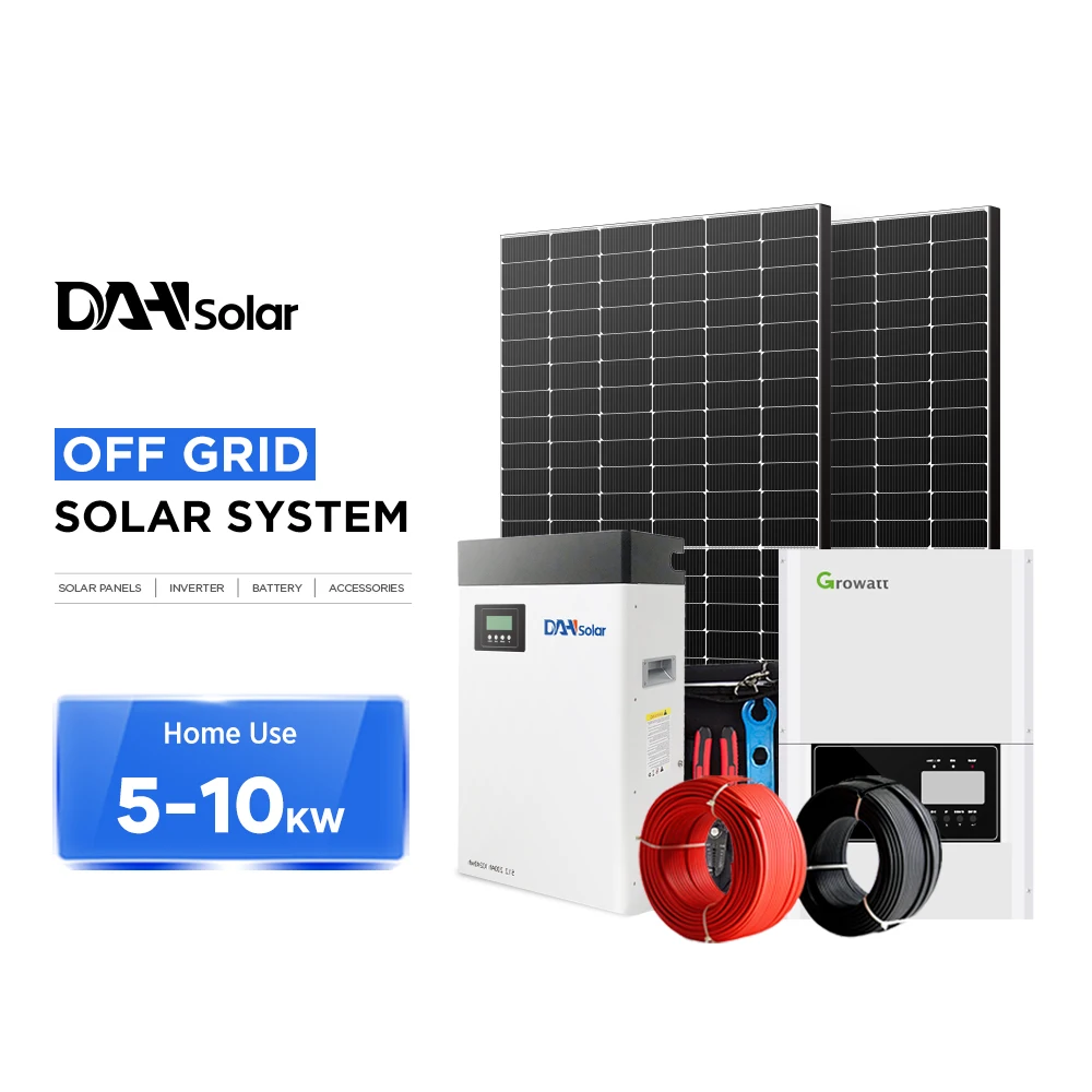 Tier 1 5kw single phase solar system 5000w solar energy system for home