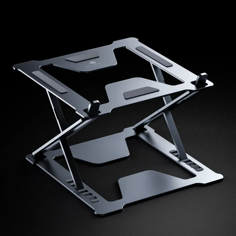 Boneruy Desktop Aluminum Z Shape Ergonomic Adjustable Laptop Stand for
