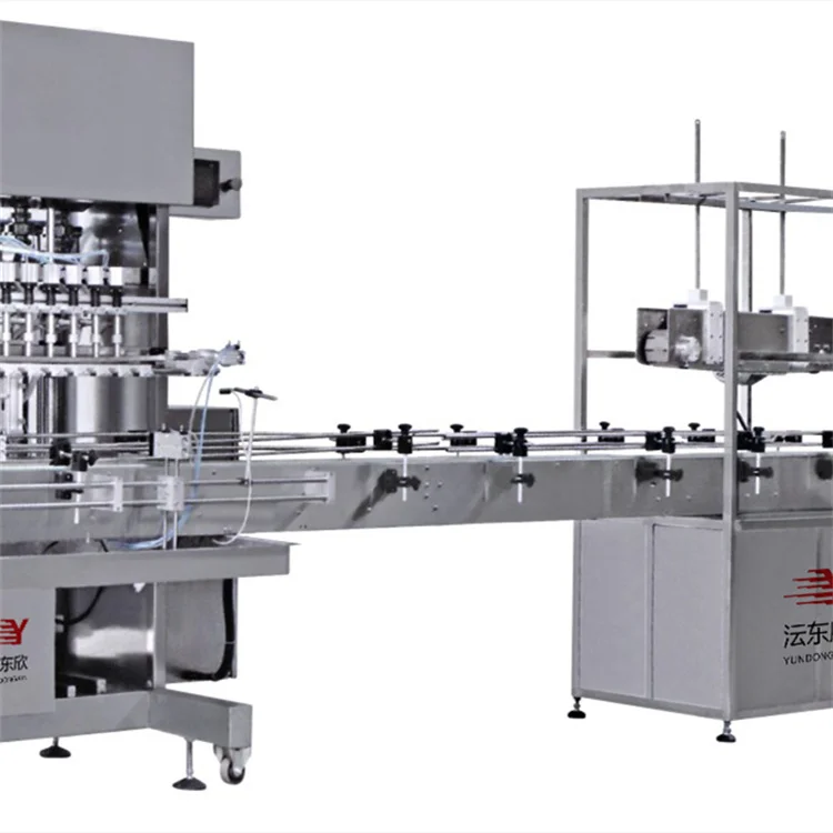 Automatic Hand Wash Gel Filling Capping and Labeling Machines Detergent Liquid Soap Production Line