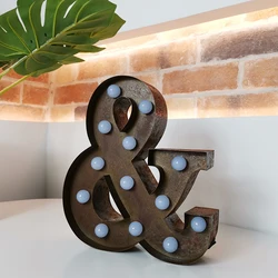 WOWORK diy led modern and creative lighting sign letter for shop window props