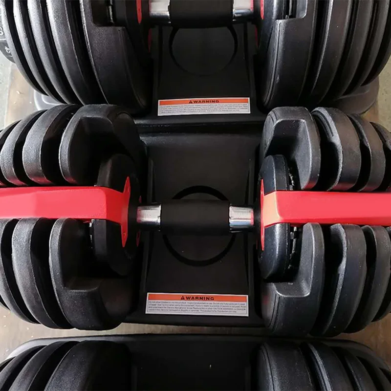 Gym Fitness Commercial Quick Lock Set Equipment Free Weights Workout Strength Bodybuilding Accessories 24kg Adjustable Dumbbell