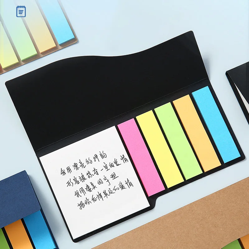 JX752 Promotional Cheap Bright Colors Sticky Notes Adhesive Multiple sizes Sticky Note Pads Set with Custom Logo