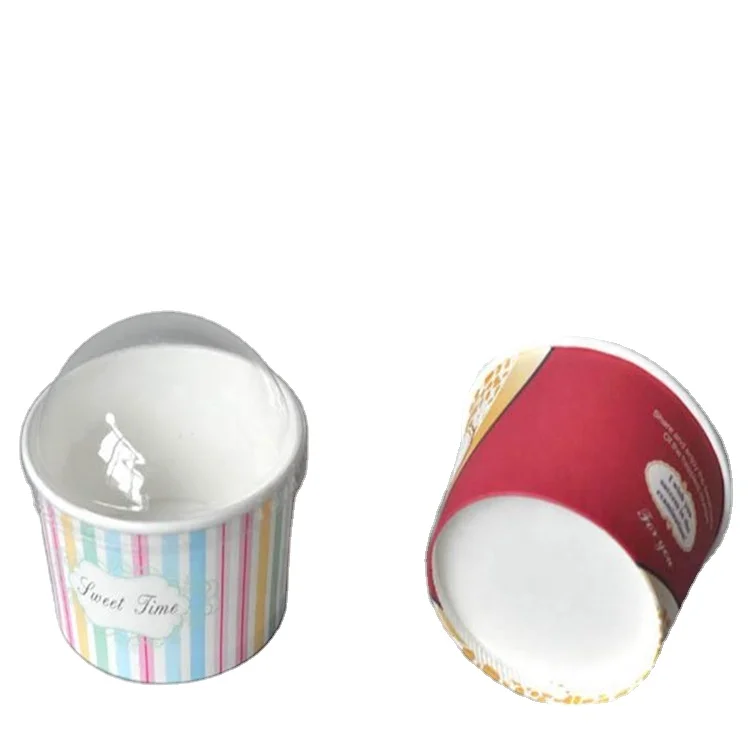 Hot sale disposable ice cream paper cup for cold