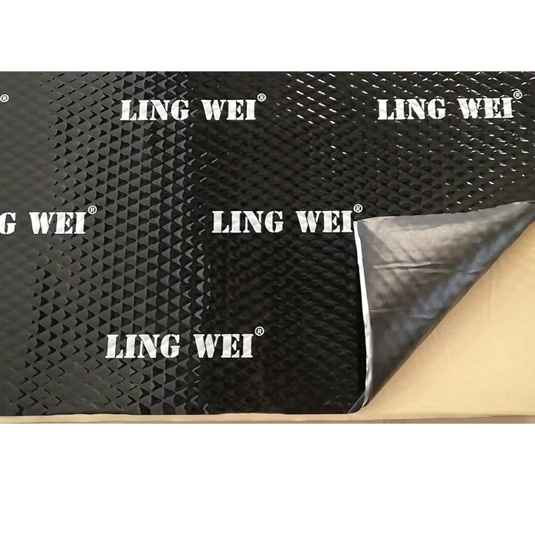 Car aluminum foil butyl rubber sound insulation board car modification sound insulation material sound insulation board