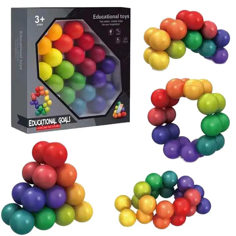 Autism Sensory Fidget Toys for Kids,Autistic Travel Toys Puzzle Ball ADHD Small Quiet Cool Stress Toy,Stuffers Gift for Kids