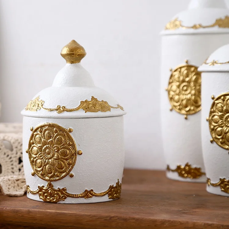 Popular New Product Ceramic Condiment Box Storage Box Sugar Biscuit Canister Tea Storage Jar