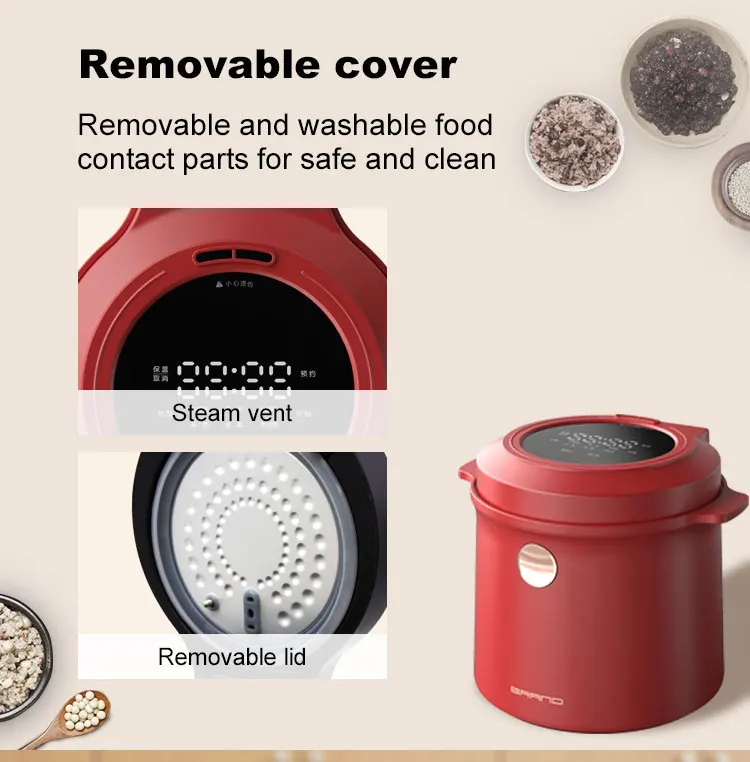 Chinese New Product Smart Korean Small Rice Cooker Mini Electric Cooking Pot Multi-function Electric Multi Hot Cooker