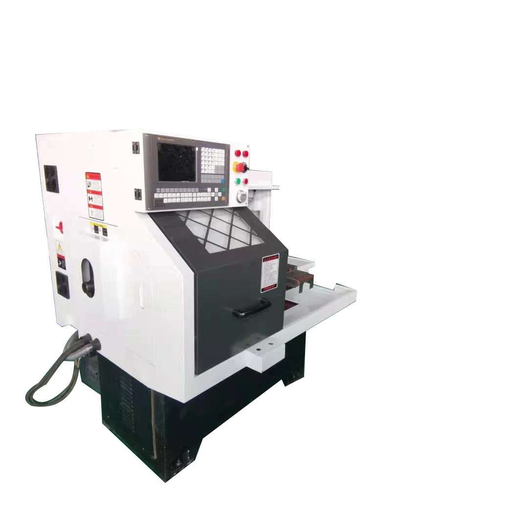 mini metal working cnc lathe machine 0640 with high precision