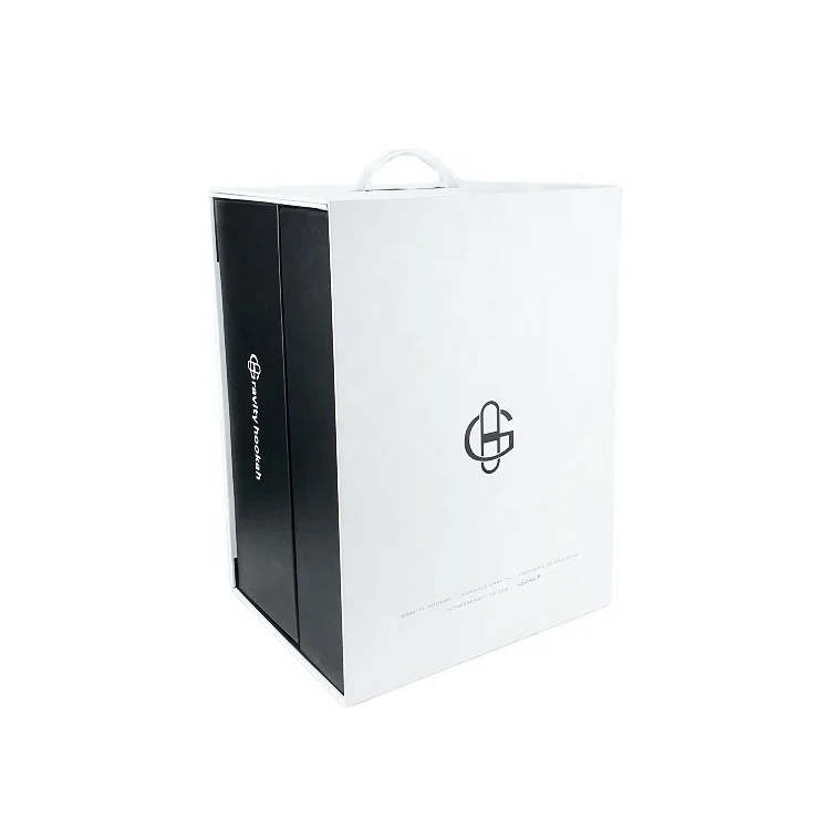 In Stock best selling new Gravity Glass Hookah Single Tube Glass metal Aluminum 360 black anti triangle  Gravity Shisha Hookah