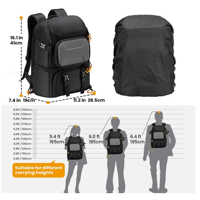 Luxury Pro Large Camera Multi-functional outdoor travel Camera Bag Photo Backpack Waterproof Bag Camera for photography HOT