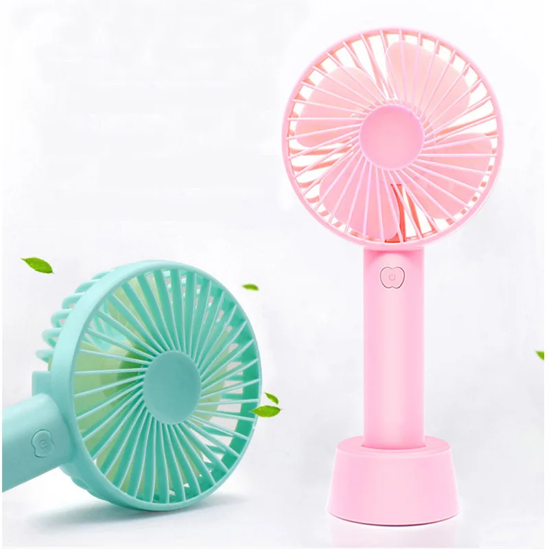 Nice Mini Handy Shape With Double Fan Blades Stronger Wind Portable And Usb Rechargeable Mini Fan