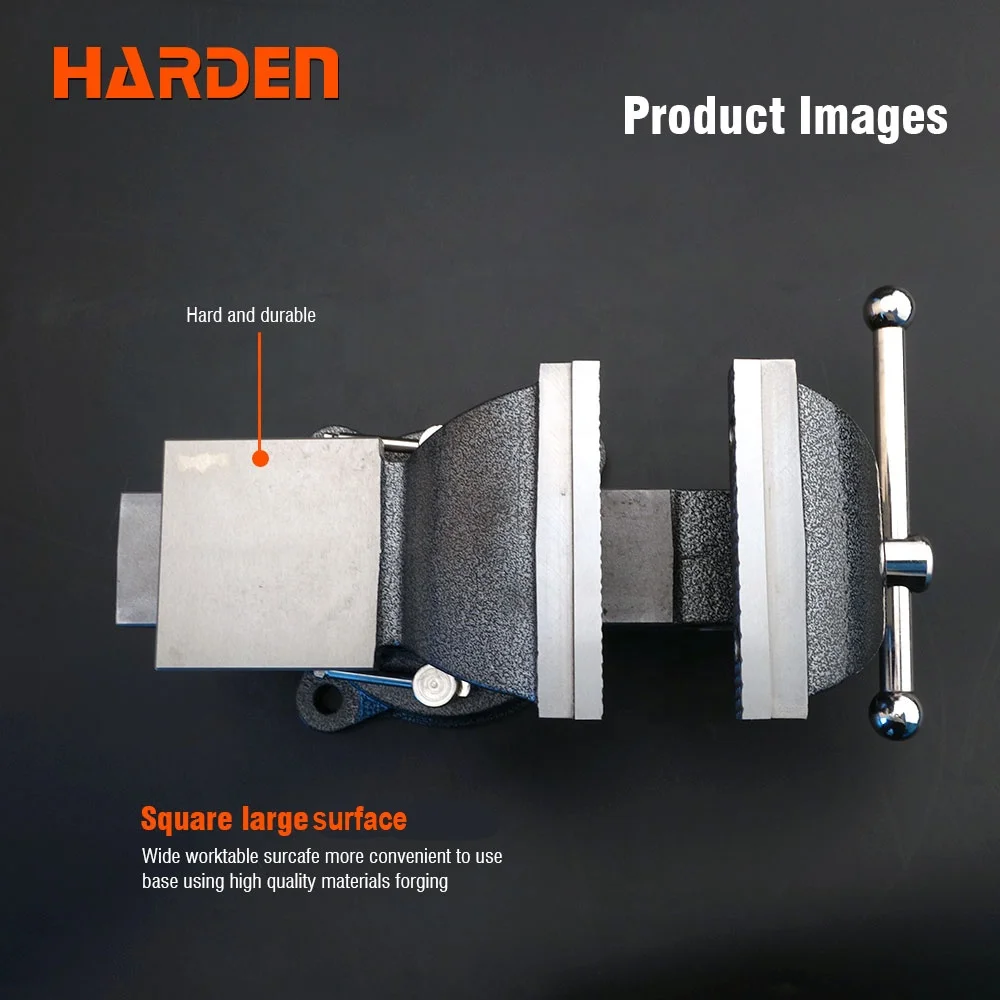 Профессиональные тиски для стола из сверхпрочной легированной стали 5 \