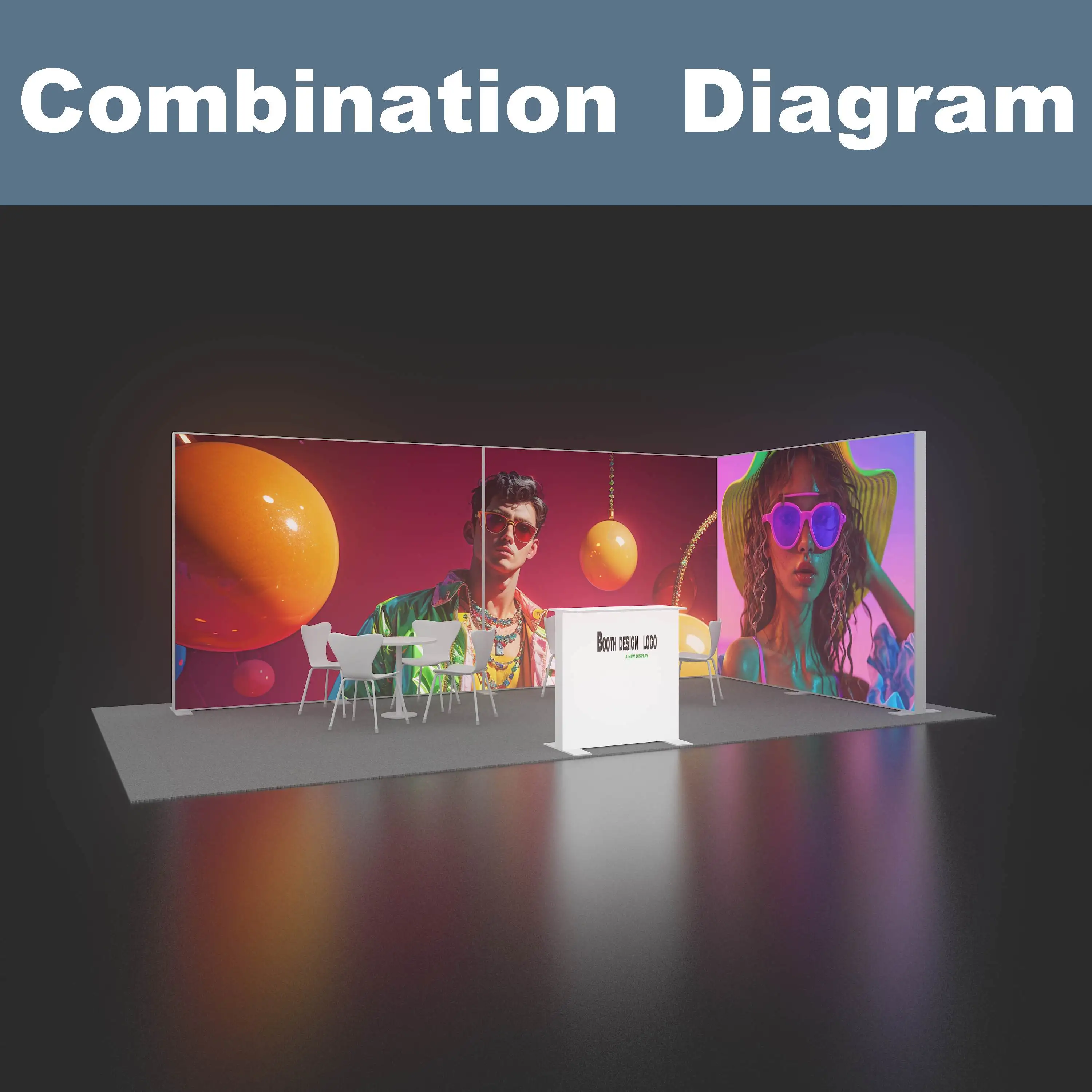 SEG fabric frameless advertising display LED light boxes Wall Display Easy Light box Led Portable Save Manpower Fabric Light Box