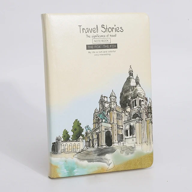 Wholesale custom A5 periodical binding printing exquisite European and American style pattern notebook