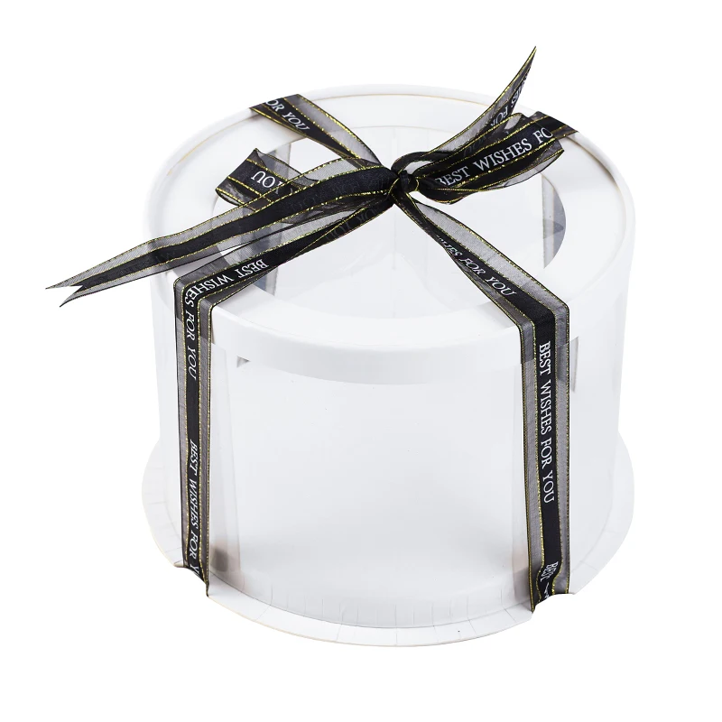 Transparent Cake Box Custom Gift Food Grade Plastic Cake Box Packaging Clear Mini Cake Box