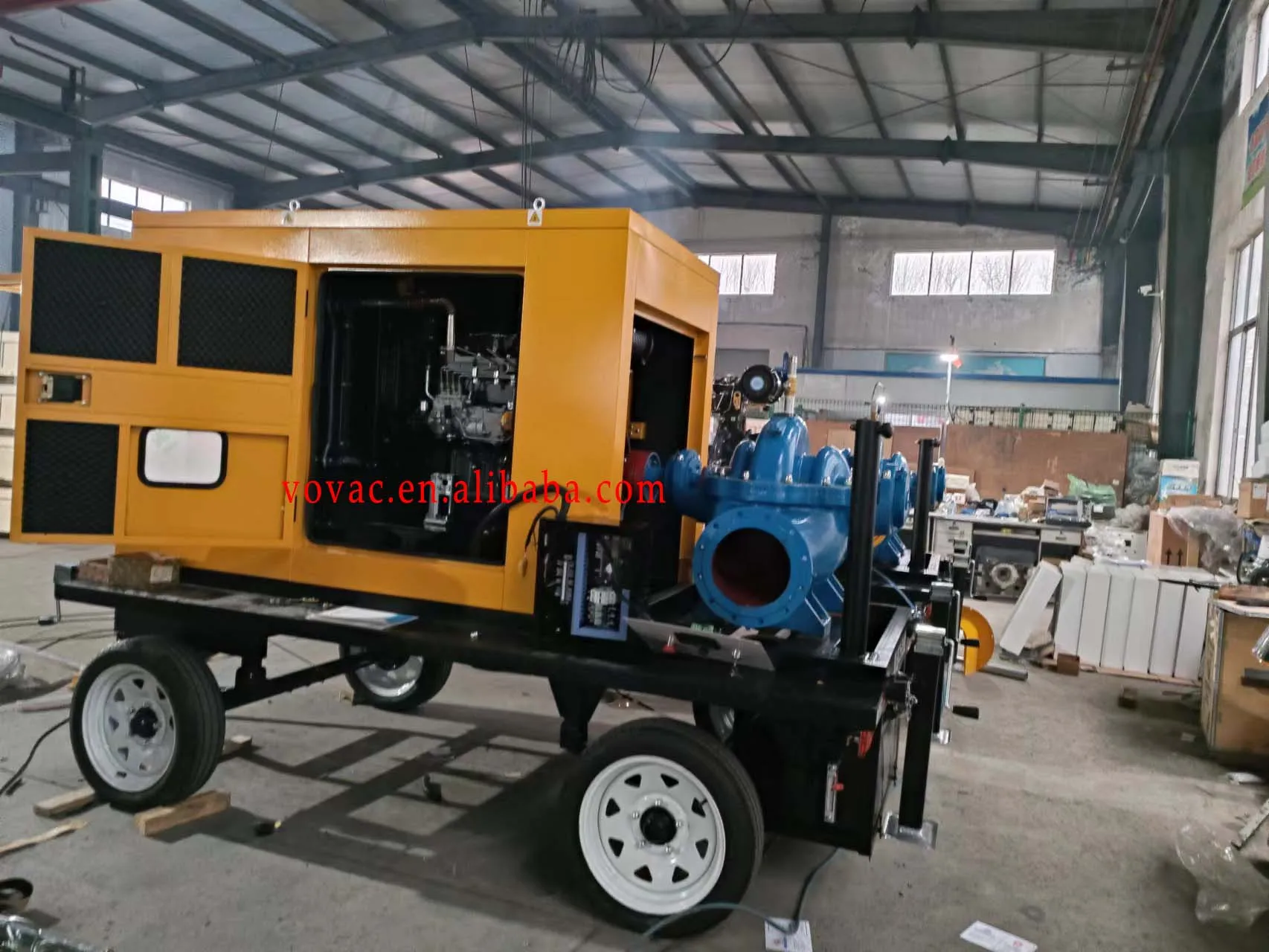Factory wholesale  high quality diesel engine water pump with vacuum pump self suction system