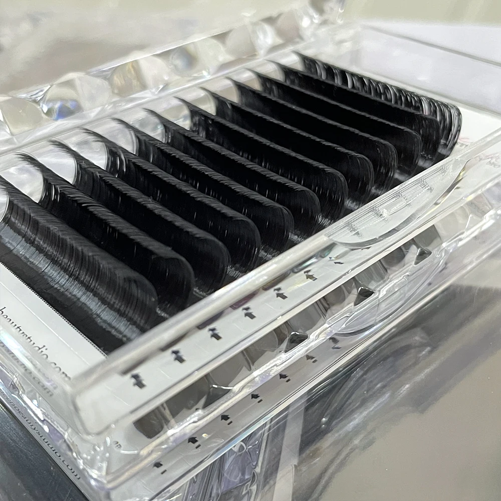Fadvan Super Soft 0.07  Easy Fan Lashes Private Label Volume Lashes Extension C D CC DD  Wholesale Eyelash Extension Trays