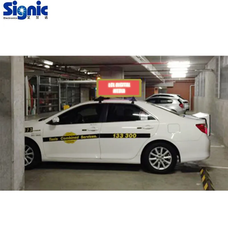 Nse P5 High Brightness 3G Taxi Top LED Display Screen