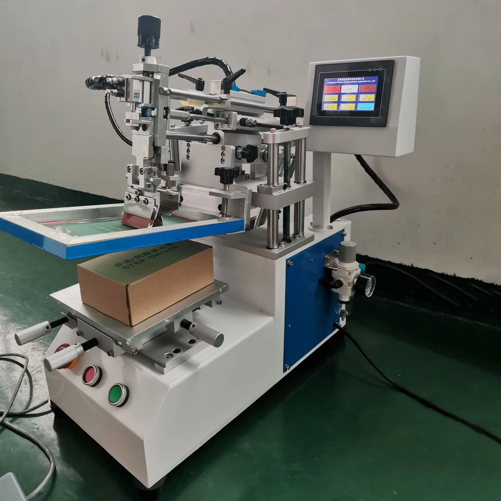 Semi Automatic Plastic Hardware Acrylic Screen Printer Sunglasses Shoe Pad Silk Screen Printing Machine