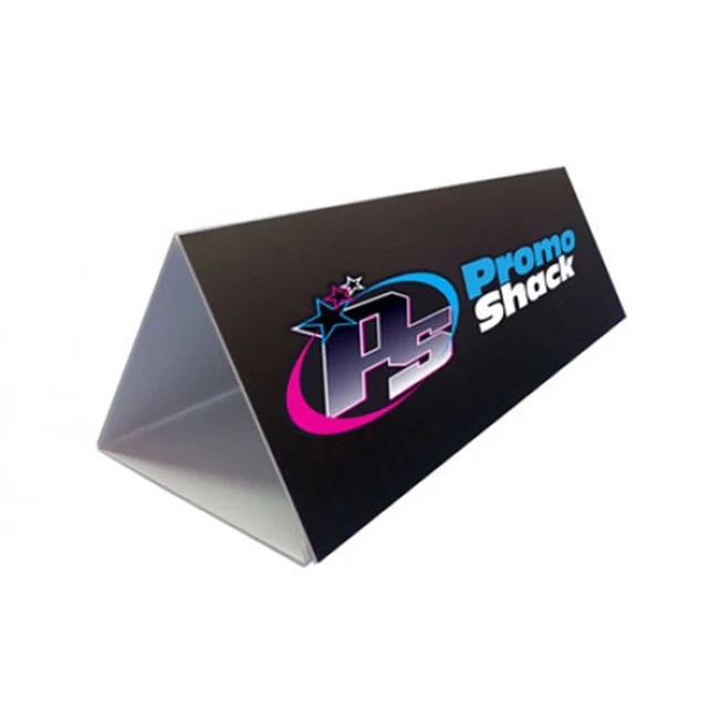 Customized digital triangle corflute signs printing