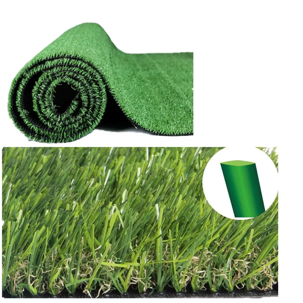 SDMS Nature looking Green Grass  C shape Landscaping Garden Artificial Turf Shandong China factory