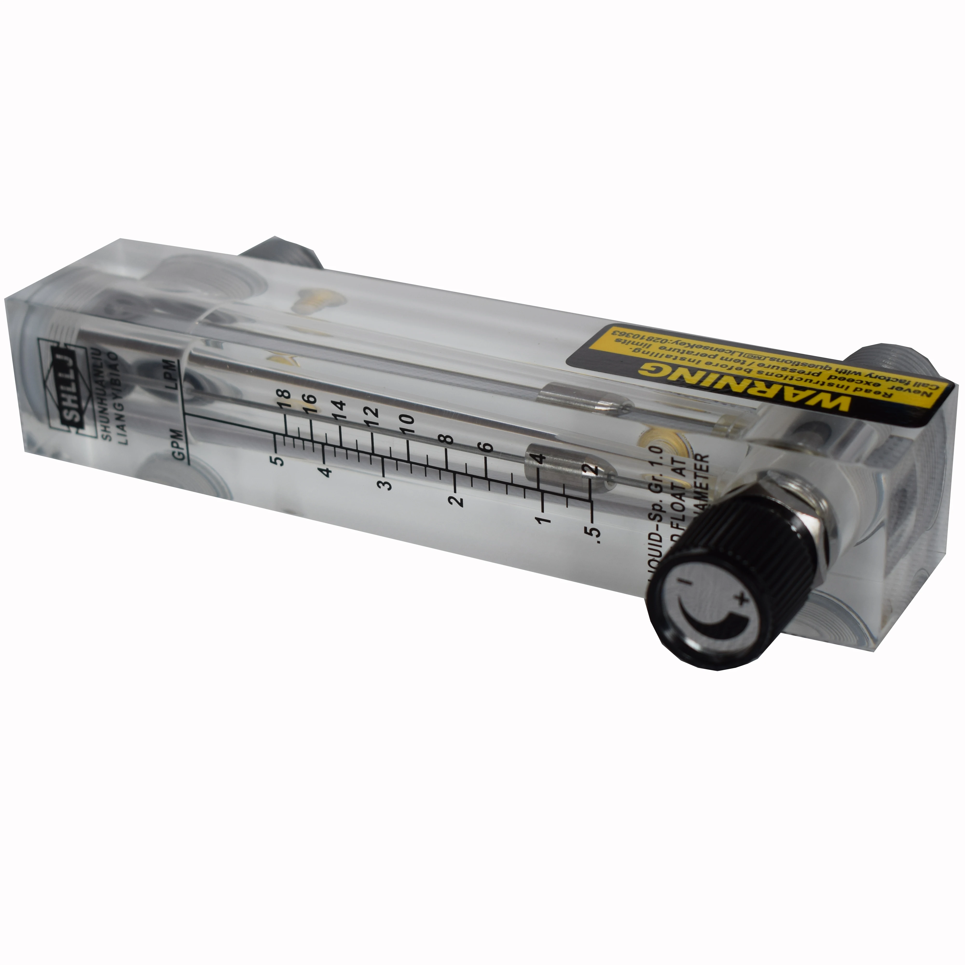 Panel Tube Type RO Oxygen Water Flow Meter Rotameter