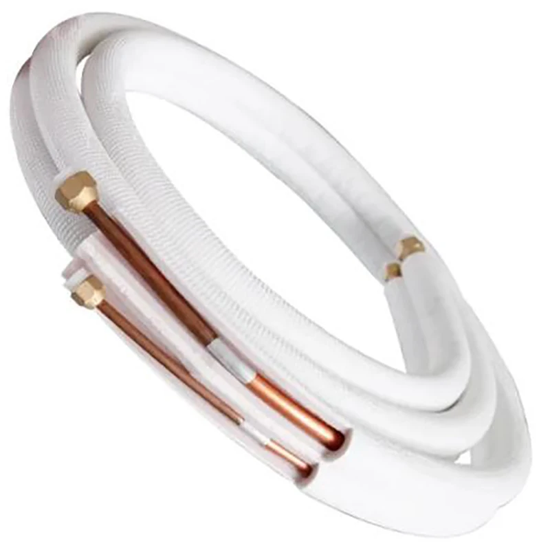 Cheap price air conditioner copper pipes  insulated tube kit air conditioning connecting pipe