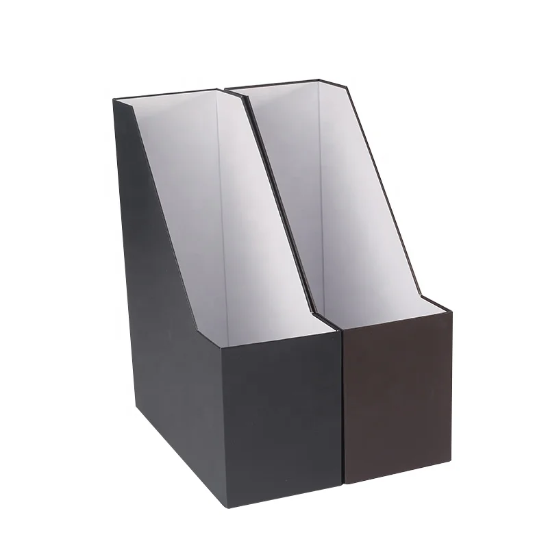 
Desk Magazine Organizer Box Paper Rack Cardboard File Holder 