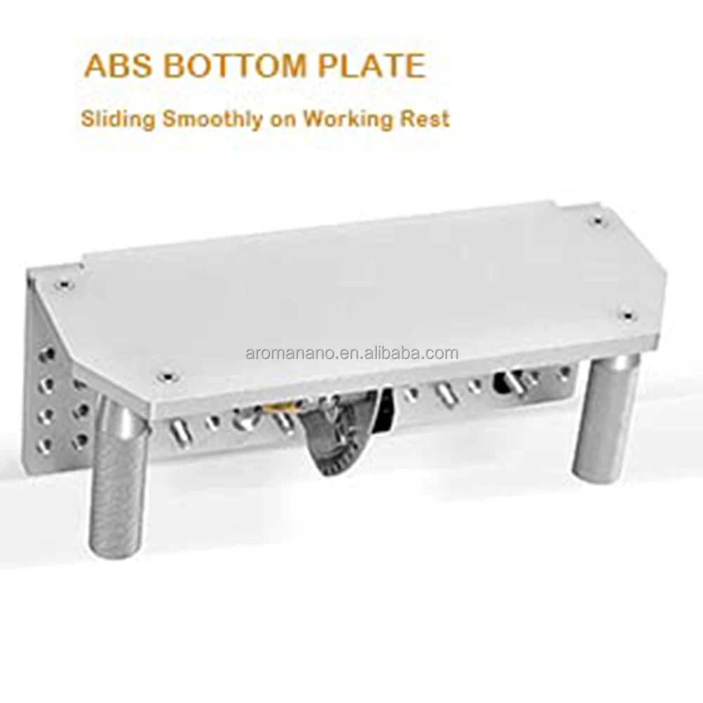 Belt Grinder Knife Jig, Long Sharpening Locator Belt Knife Sharpener Jig with Dual Press Plates, Knife Making Angle Grind Guide