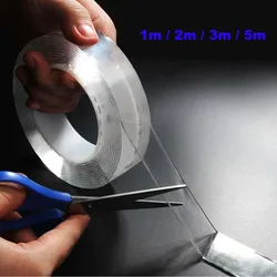 LOW MOQ  Double Sided Sided Transparent Reusable Adhesive Nano Tape, Tape Offer Waterproof DIY Acrylic Nano Tape
