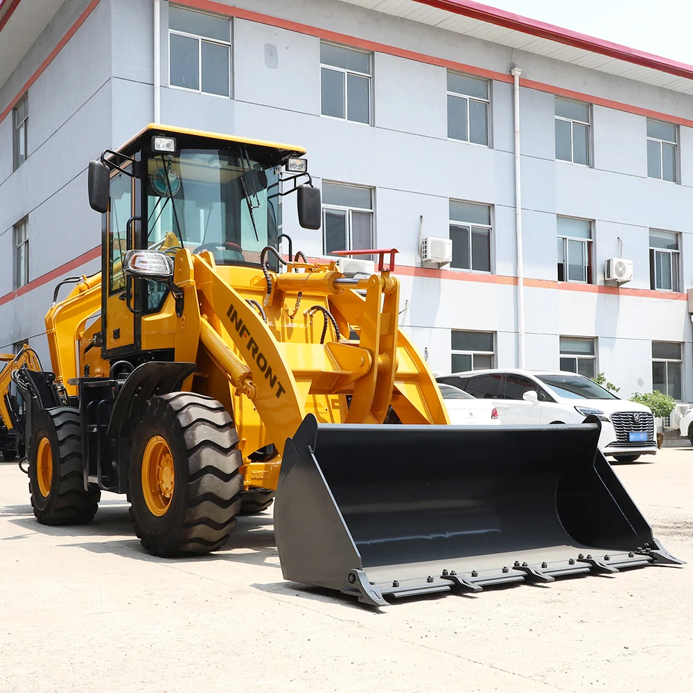 best price high quality mini backhoe machinery backhoe small garden  backhoe made in china by INFRONT