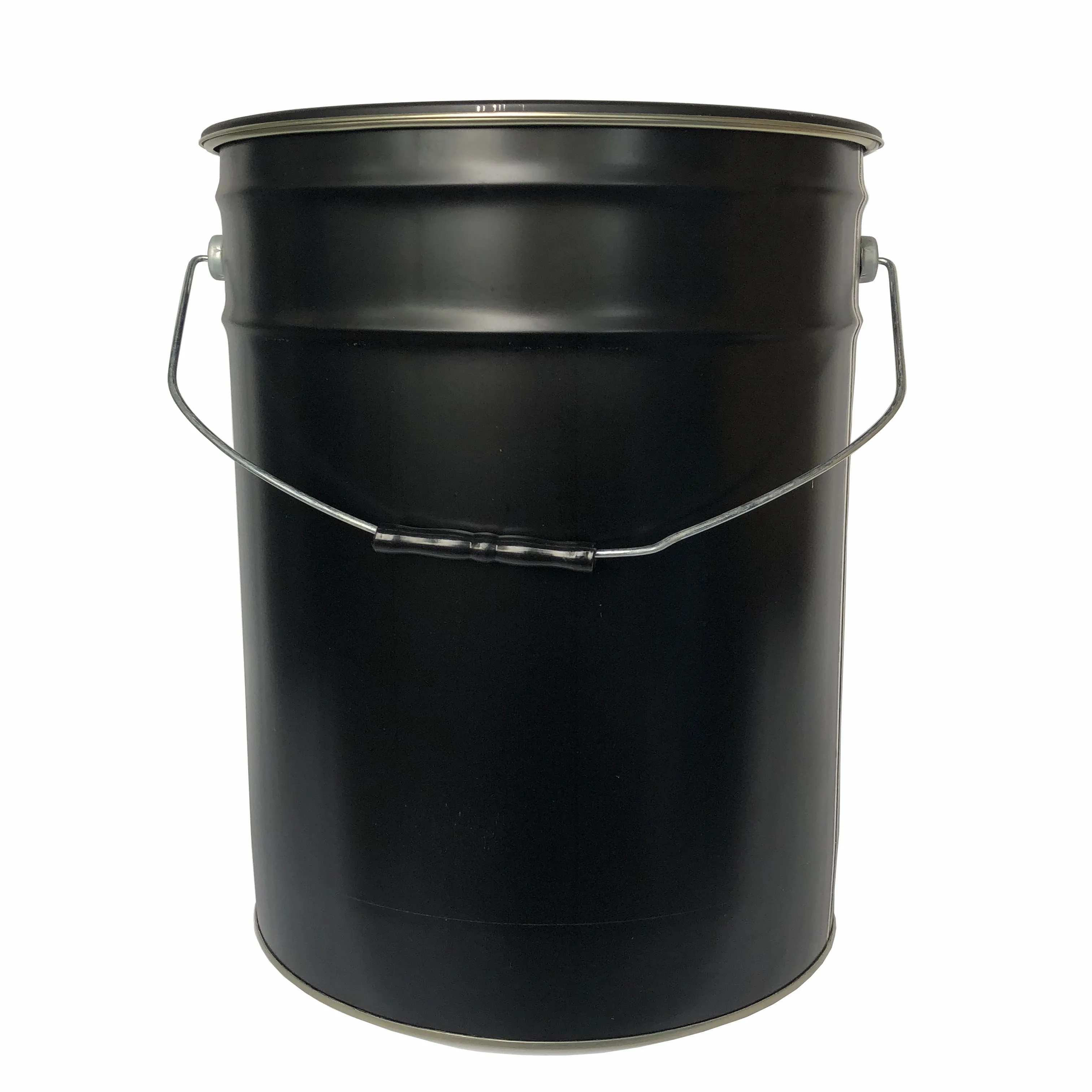 25 галлонов барабан черный стальной ведро с крышкой клапана воздушной отводки для кофейных зерен