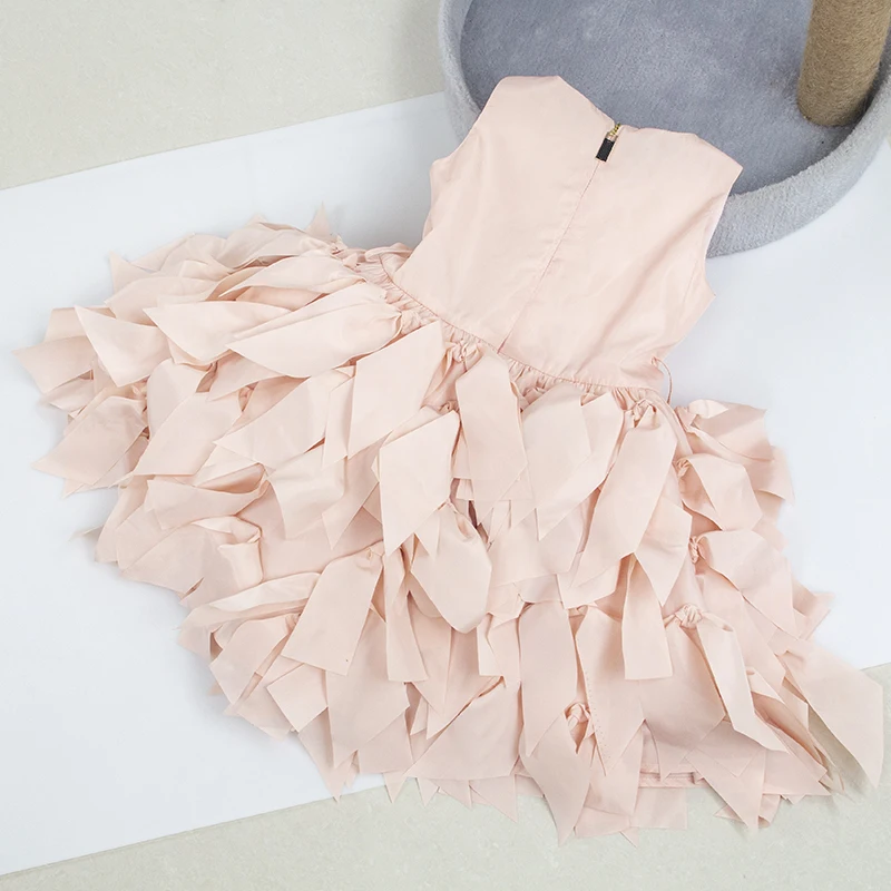 2022 Manufacturer Hot Sale Baby Dress for Girl High Quality Breathable Girl Dress for Party Summer OEM Service Sleeveless Flora