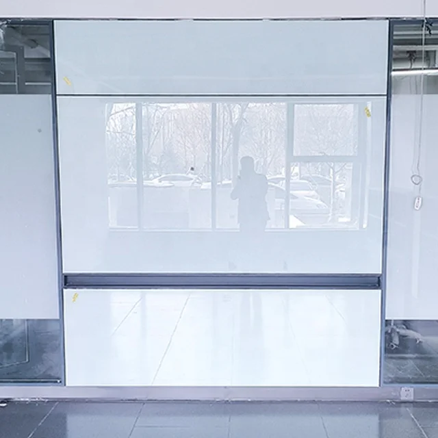 Поддержка на заказ Высококачественная офисная стеклянная перегородка Скрытая Рамка