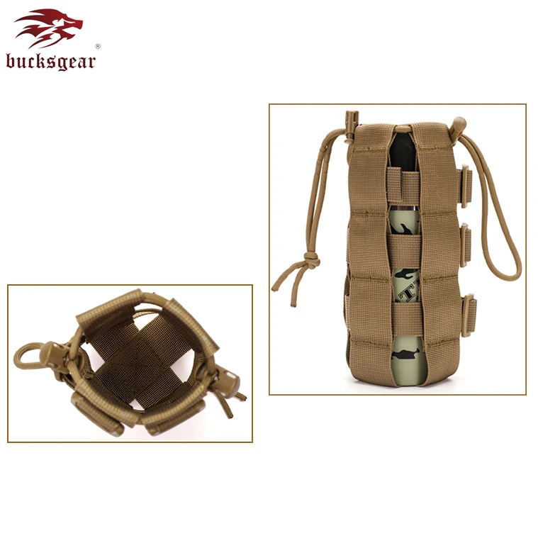  Производитель Bucksgear Военная Тактическая Сумка для питьевой воды легкая Регулируемая тактическая сумка бутылки