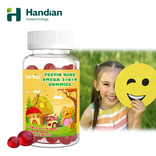 Dha Algae Oil Gummies Omega 3 Gummies for Kids Toddlers with Omega 6 9 DHA Children Brain Supplement for Heart