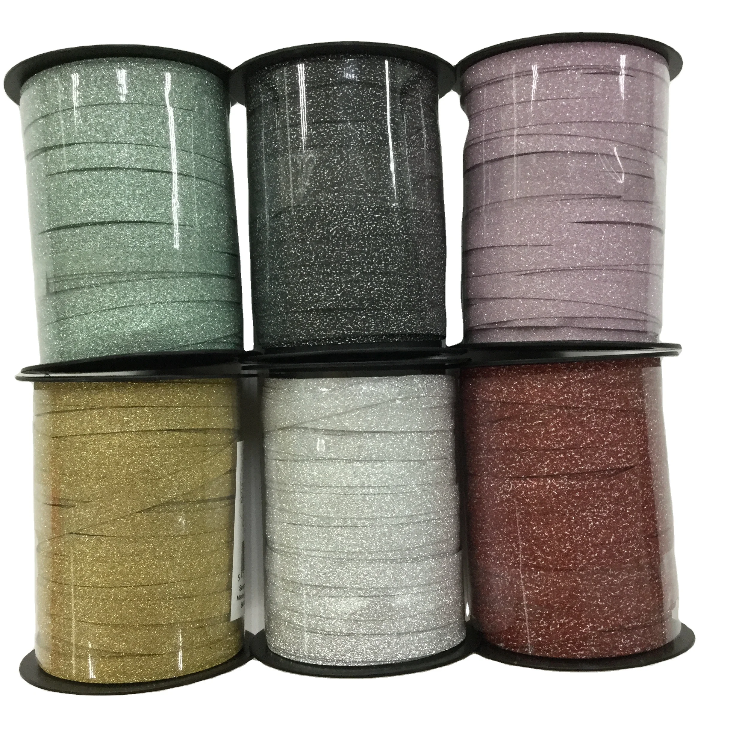 glitter pp curling gift ribbon