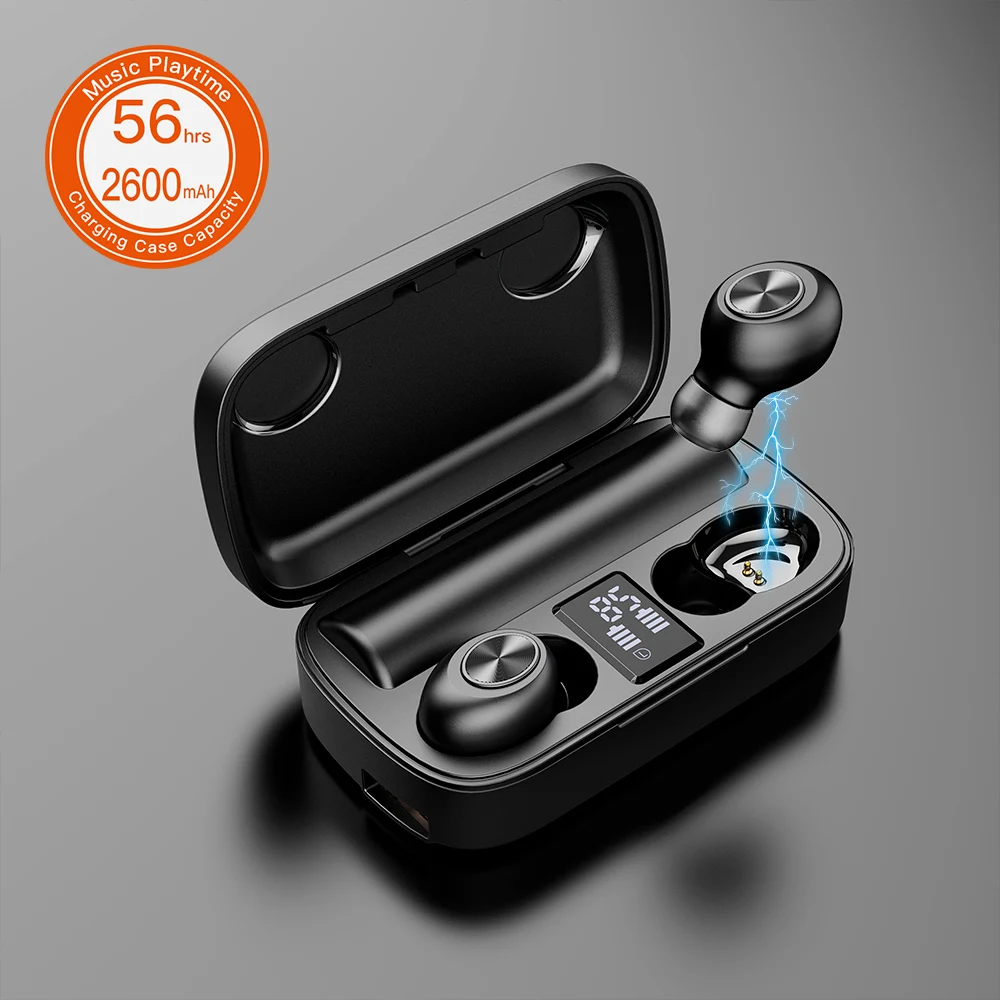 
Private Label Hifi Stereo Smart In Ear BT 5.0 Waterproof Cheap Wireless Earbuds In Bulk FT10 
