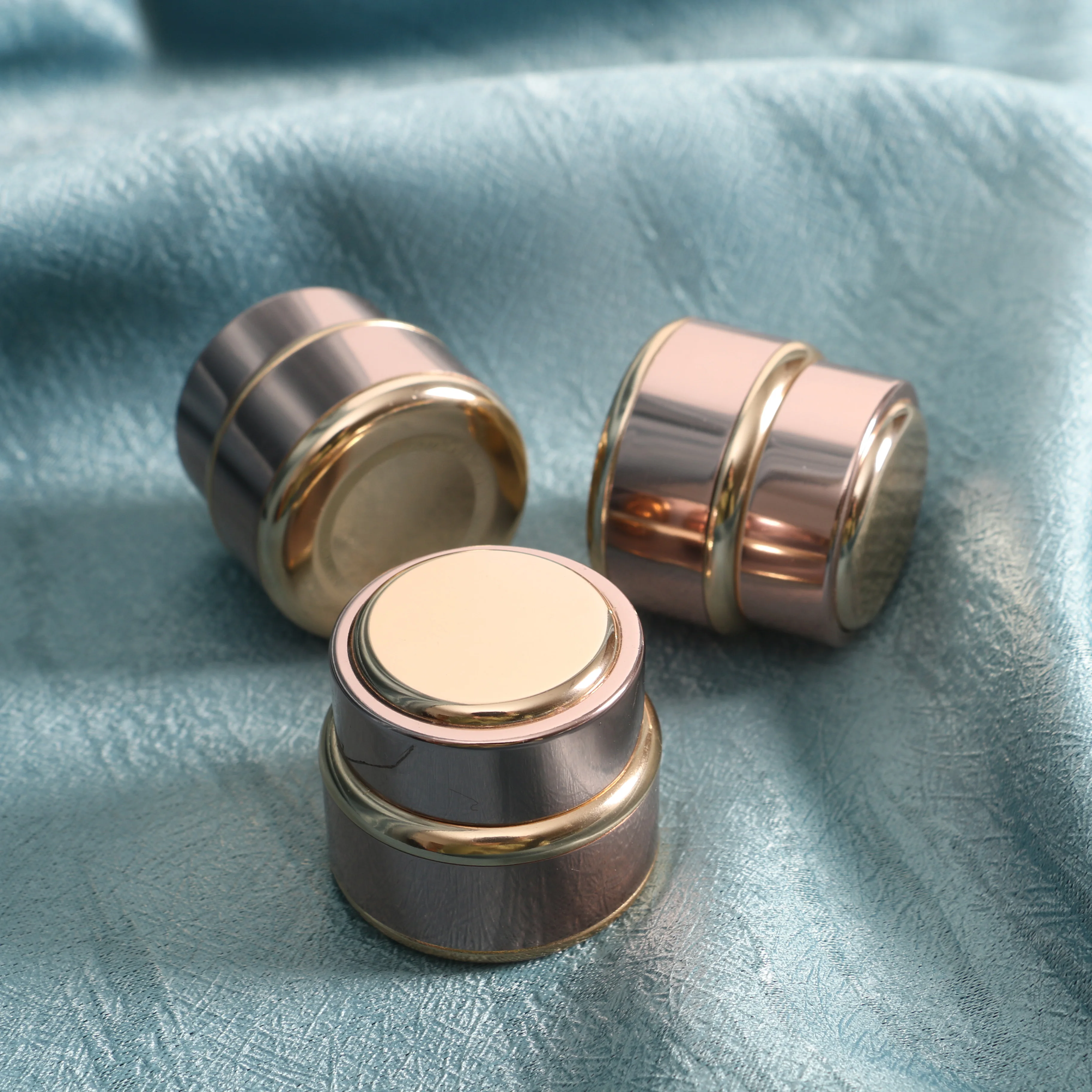 50g Custom Design Empty Cosmetic Aluminum Glass Hair Cream Containers Jar Supplier