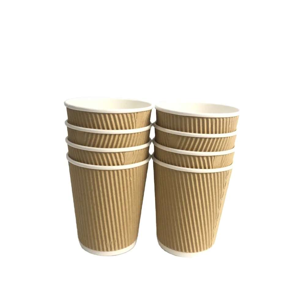 Hot Sale Custom Disposable fan double well eco friendly biodegradable paper cups