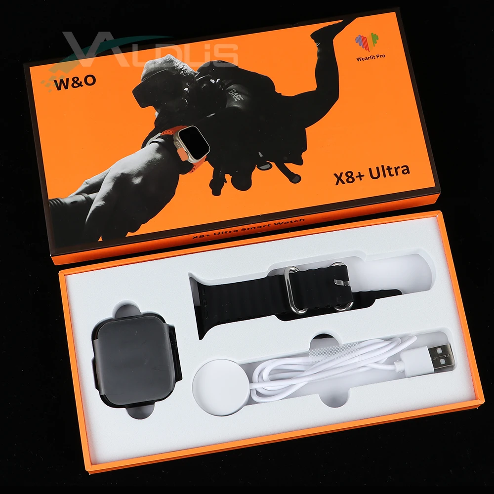 X8+ Ultra Smart Watch 2.08 Inches Screen NFC montre relogio Smartwatch reloj inteligente X8 Ultra Plus 8