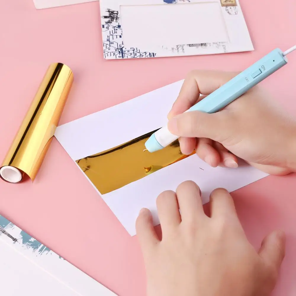 USB Heating hot stamping foil pen for DIY Cards Craft Making USB Powered Heat Foil Pen