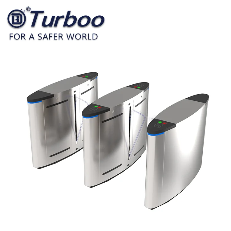 China manufacture oem odm security turnstile gate flap barrier