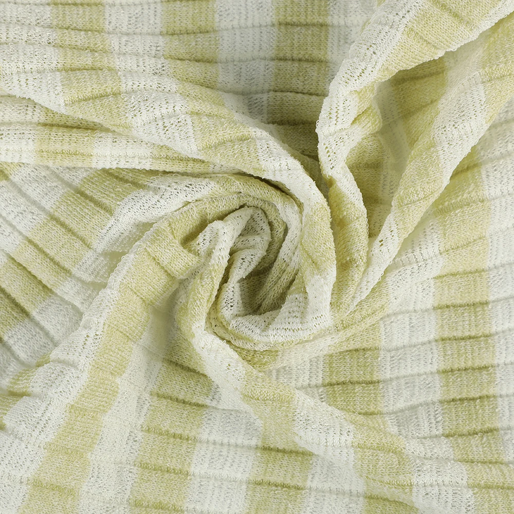 Поставка с завода в Китае, высокое качество, 95% P 5% SP, ткань в рубчик с краской из пряжи Doris для летней одежды, футболки, ткань
