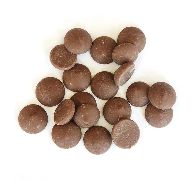 Professional Factory Industrial Dark Milk and White Compound Chocolate Dark Chocolate Button Shape from Vietnam Original