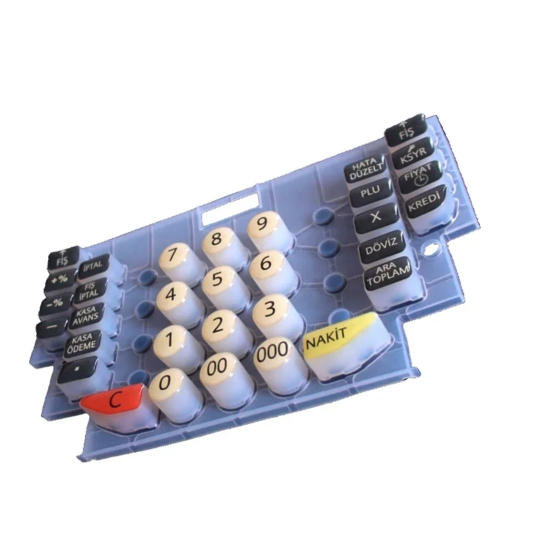 customize electronic button epoxy coating durable silicone keypad keypress manufacturer