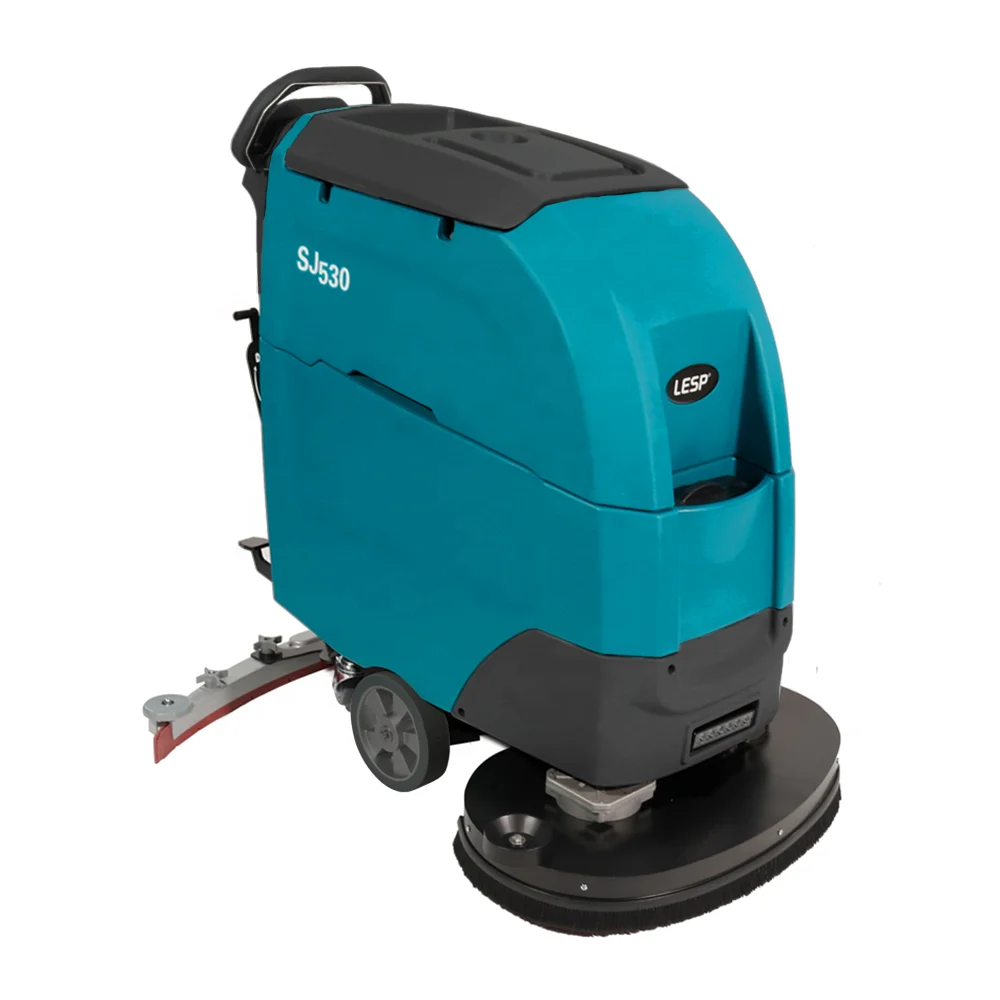 Industrial Cordless Floor Scrubber Tile Electric Motor Drive