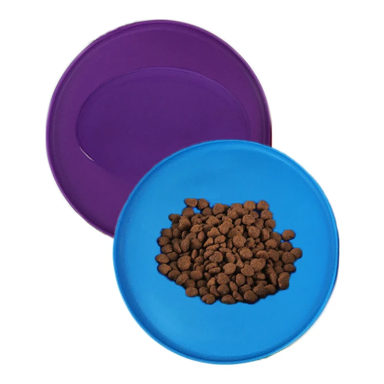 Factory Custom Silicone Dog Toy Disc Golf 20cm Flying Disk Professional Outdoor Game Sports Glow In The Dark Flying Disc