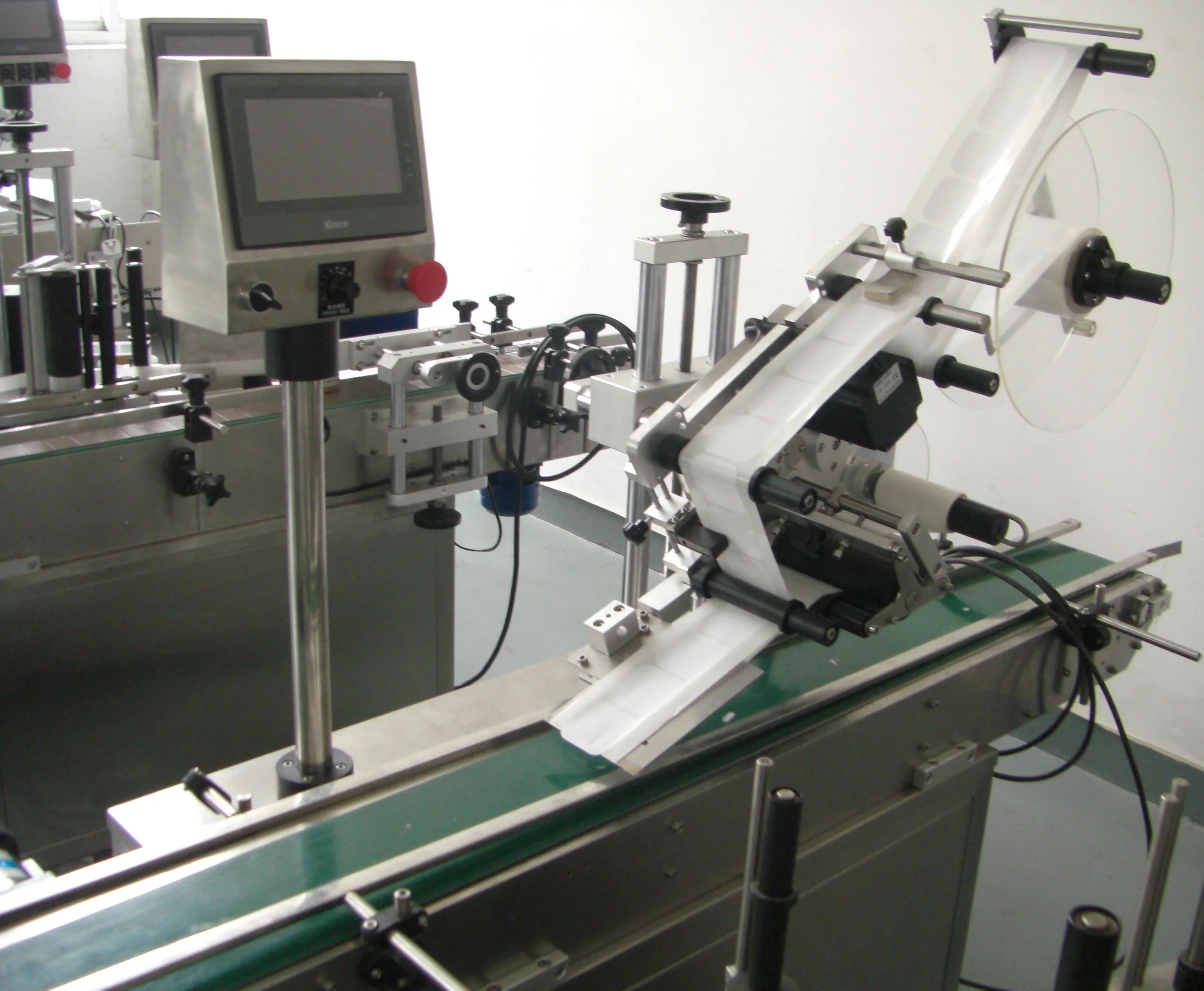 
Automatic Top Side Peanut Butter Nutella Lid Labeling Machine 