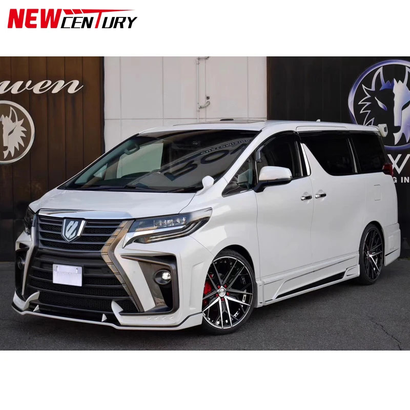 Replace the rear wing grille of the front and rear bumpers of Rowen body for Toyota alpha / Vellfire in 2018-2021